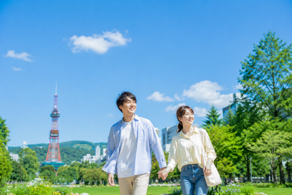 札幌への移住を成功させて豊かな暮らしを実現した家族のイメージ