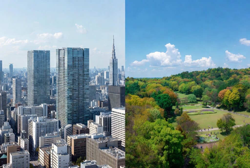 東京23区と札幌中心部の住みやすさや生活環境を徹底比較するイメージ