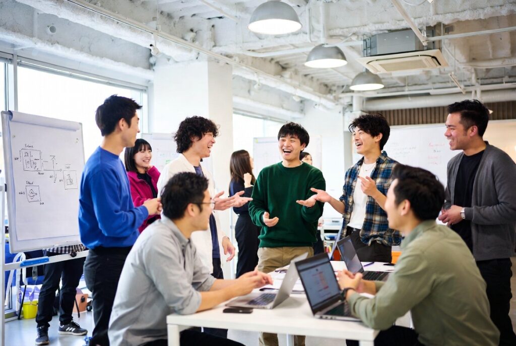 東京水準の給与体系を維持して転職できる札幌のサテライトオフィスや開発拠点のイメージ